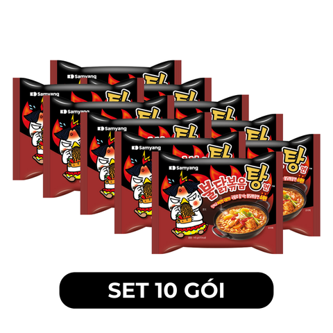 SAMYANG - Mì gà cay Samyang hương vị Gà cay hầm, Mì nước gà cay Samyang, Mì nước Samyang ăn liền - 145g/gói - 00419