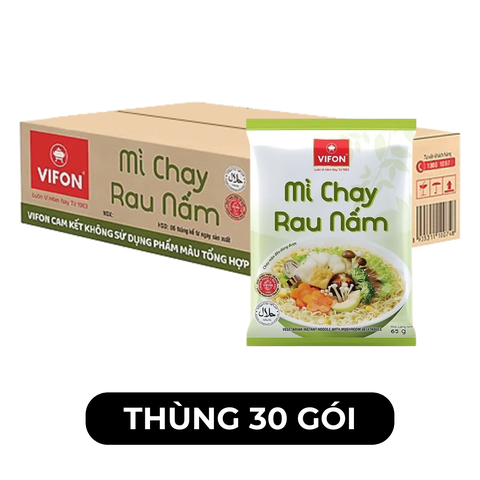 VIFON – Mì Vifon chay hương vị rau nấm - 65g/gói - 00202