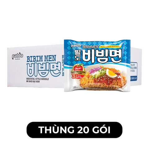 PALDO - Mì khô Đại Hàn Bibim Men, Mì Bibim Men Hàn Quốc, Mì lạnh trộn Bibimmen, Paldo Bibimen - 130g/gói - 00378