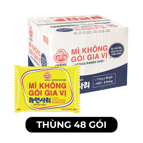 OTTOGI - Mì Ottogi không gói gia vị, Mì không gia vị ăn liền Ottogi, Mì ăn liền Otogi Hàn Quốc - 100g/gói - 00627