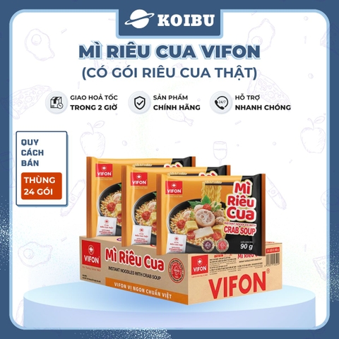 VIFON - Mì Vifon hương vị Riêu cua (có gói riêu cua thật), Vifon mì riêu cua Vifon, Mì Vifon riêu cua - 00812