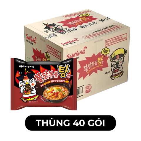 SAMYANG - Mì gà cay Samyang hương vị Gà cay hầm, Mì nước gà cay Samyang, Mì nước Samyang ăn liền - 145g/gói - 00419