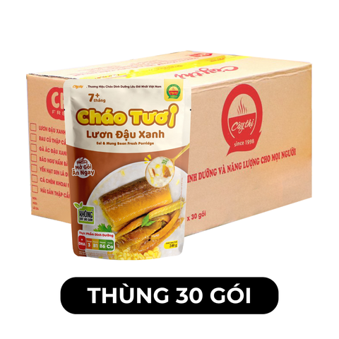CÂY THỊ - Cháo tươi Cây Thị hương vị Lươn đậu xanh, Cháo tươi Lươn đậu xanh Cây Thị, Cháo Cây Thị - 240g/gói - 00732