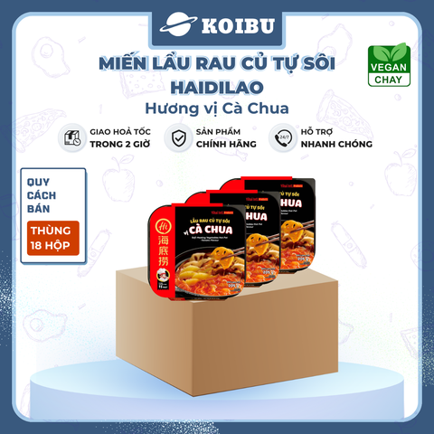 YIHAI - Lẩu rau củ tự sôi Haidilao hương vị cà chua, Hadilao Lẩu rau củ cà chua Hadilao ăn liền - 205g/hộp - 00830