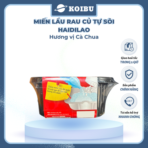 YIHAI - Lẩu rau củ tự sôi Haidilao hương vị cà chua, Hadilao Lẩu rau củ cà chua Hadilao ăn liền - 205g/hộp - 00830