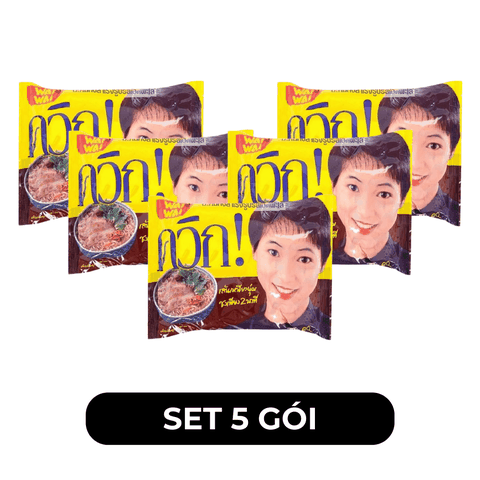 WaiWai - Mì Wai Wai hương vị Vịt Tiềm - Mì Vịt Tiềm ăn liền, Mì gói Thái Lan vị Vịt Tiềm - 60g/gói - 00271