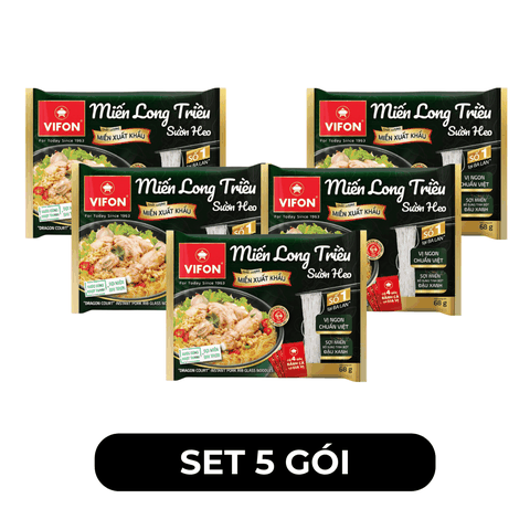 VIFON - Miến Long Triều hương vị Sườn Heo, Miến sườn heo gói, Vifon Miến Long Triều - 68g/gói - 00503