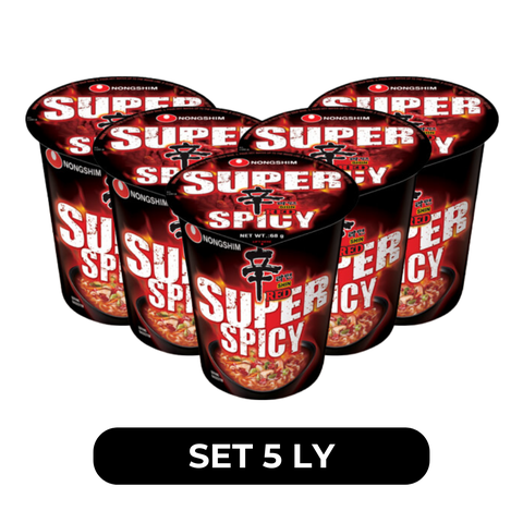 NONGSHIM - Mì ly Nongshim Shin Red Siêu cay, Mì ly Siêu cay Shin Red Nongshim, Mì Shin Red Nongshim ly - 68g/ly - 00437