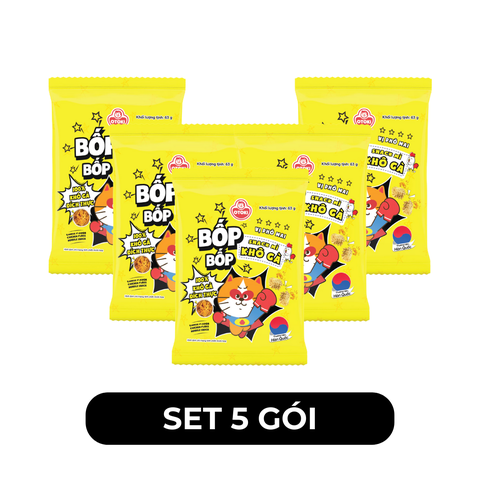 OTOKI - Snack mì khô gà Bốp Bốp hương vị Phô mai, Snack mì Ottogi Bốp Bốp ăn liền, Snack Otoki ăn liền- 63g/gói - 00722