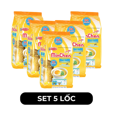 ACECOOK - Mì Minchen hương vị Gà, Mì gà Minchen Acecook mì Minchen ăn liền, Mì ăn liền Minchen - 126g/lốc - 00770