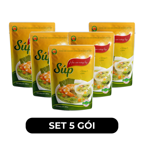 CÂY THỊ - Súp Cây Thị hương vị Hải sản măng tây, Súp hải sản măng tây Cây Thị súp dinh dưỡng Cây Thị - 260g/gói -  00790