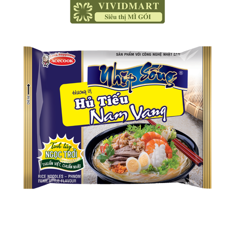 ACECOOK - Hủ tiếu Nhịp Sống Nam vang, Hủ tíu nam vang Nhịp Sống, Hủ tiếu gói Nhịp Sống Acecook - 70g/gói - 00045