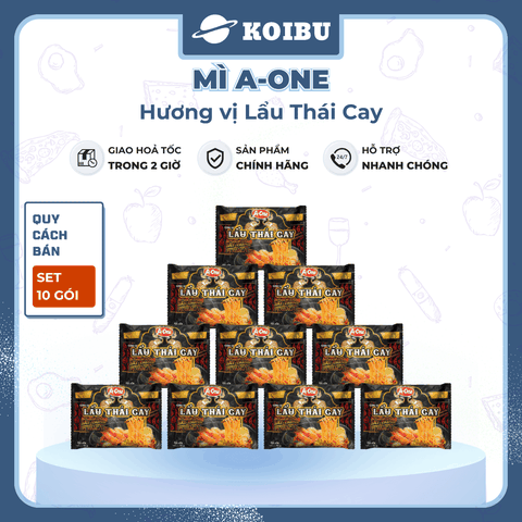 SAIGON VE WONG - Mì A-One hương vị Lẩu thái cay - 85g/gói - 00860