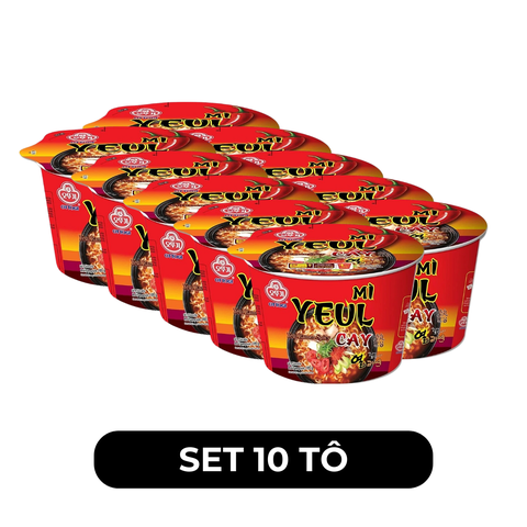 OTTOGI - Mì tô Ottogi hương vị Yeul cay, Ottogi mì tô Yeul cay Ottogi, Mì Yeul cay Ottogi Hàn Quốc - 105g/tô - 00408