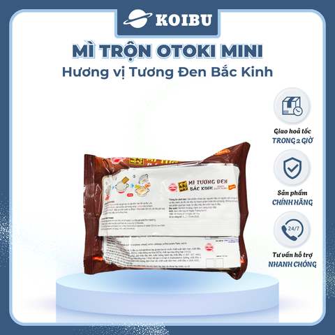 OTOKI - Mì trộn Otoki Mini hương vị Tương đen Bắc Kinh, Mì Tương đen Bắc Kinh Ottogi Mini ăn liền - 83g/gói - 00818