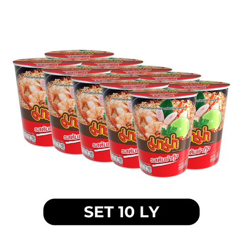 MAMA - Mì Mama ly hương vị Tôm Tomyum - Mì Tôm Tomyum ly, Mì ly Thái Lam Tôm Tomyum - 60g/ly - 00263