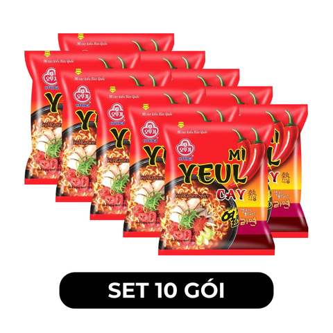 OTTOGI - Mì nấu Ottogi hương vị Yeul cay, Mì Yeul cay Ottogi, Mì cay Yeul Ottogi, Mì Otogi Yeul cay - 120/gói - 00456