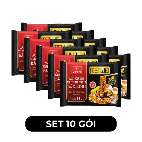 VIFON - Mì trộn Mei Wei hương vị tương đen Bắc Kinh, mì trộn Mei Wei ăn liền, mì trộn MeiWei, mì trộn Vifon - 93g/gói - 00226