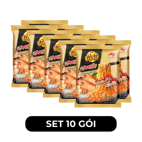 AJINOMOTO - Mì Yum Yum Tom Yum Kung Creamy, Mì Tom Yum Creamy YumYum, Mì Yum Yum Tomyum kem, Mì Ei Ei - 80g/gói - 00558