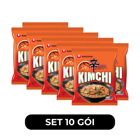 NONGSHIM - Mì Shin Ramyun hương vị Kim chi, Mì Shin kim chi Hàn Quốc, Mì kim chi Shin, Mì Hàn Quốc - 120g/gói - 00460