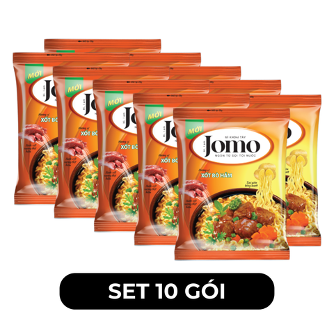 ASIAFOODS - Mì khoai tây Jomo hương vị Xốt bò hầm, Mì Jomo Xốt bò hầm, Mì Xốt bò hầm Jomo ăn liền - 85g/gói - 00347