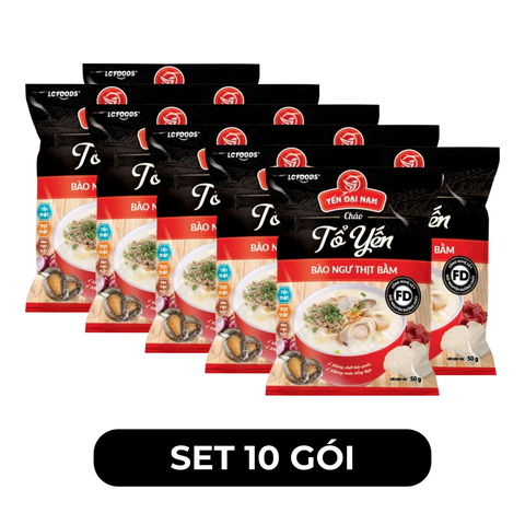 LC FOODS - Cháo tổ yến Yến Đại Nam hương vị Bào ngư thịt bằm, Cháo tổ yến Đại Nam bào ngư thịt bằm - 50g/gói - 00703