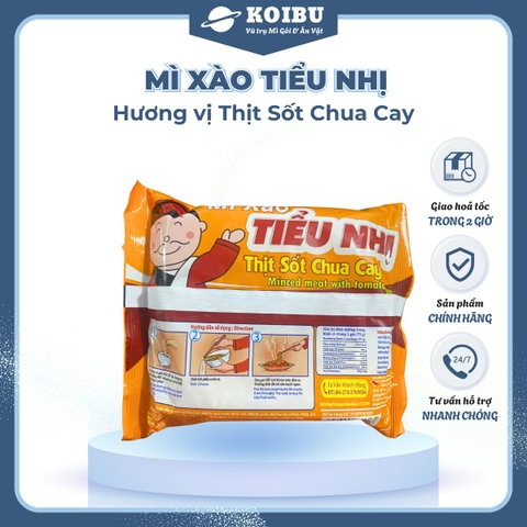 UNI-PRESIDENT - Mì xào tiểu nhị hương vị Thịt sốt chua cay, Mì xào thịt sốt chua cay, Mì gói Tiểu nhị  - 72g/gói - 00289