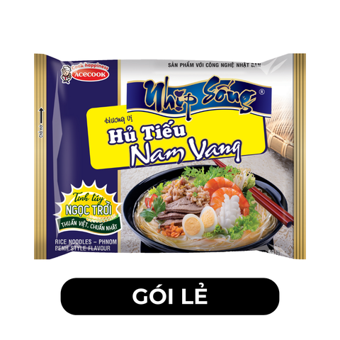 ACECOOK - Hủ tiếu Nhịp Sống Nam vang, Hủ tíu nam vang Nhịp Sống, Hủ tiếu gói Nhịp Sống Acecook - 70g/gói - 00045