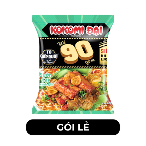 MASAN - Mì Kokomi 90 hương vị Sườn cay hành phi, Mì Kokomi 90 Sườn cay hành phi, Mì Kokom Đạii 90 - 90g/gói - 00121