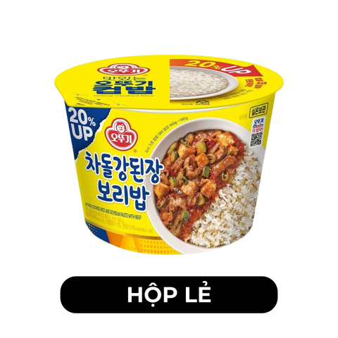 OTOKI - Cơm hộp ăn liền Ottogi hương vị Thịt bò tương đậu, Cơm thịt bò tương đậu Ottogi Hàn Quốc - 180g/hộp - 00683