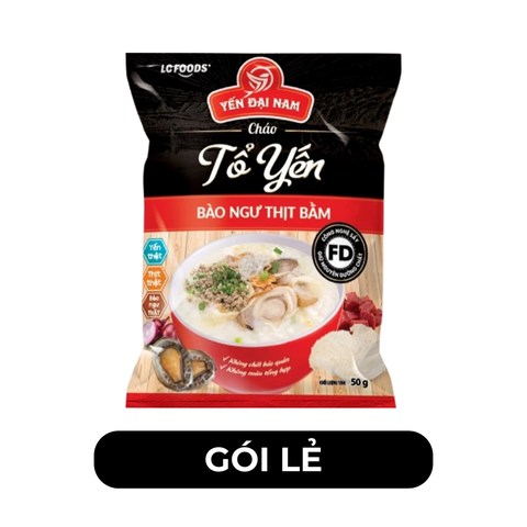 LC FOODS - Cháo tổ yến Yến Đại Nam hương vị Bào ngư thịt bằm, Cháo tổ yến Đại Nam bào ngư thịt bằm - 50g/gói - 00703