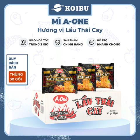 SAIGON VE WONG - Mì A-One hương vị Lẩu thái cay - 85g/gói - 00860
