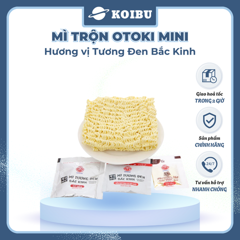 OTOKI - Mì trộn Otoki Mini hương vị Tương đen Bắc Kinh, Mì Tương đen Bắc Kinh Ottogi Mini ăn liền - 83g/gói - 00818