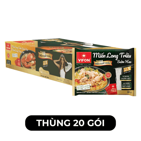 VIFON - Miến Long Triều hương vị Sườn Heo, Miến sườn heo gói, Vifon Miến Long Triều - 68g/gói - 00503