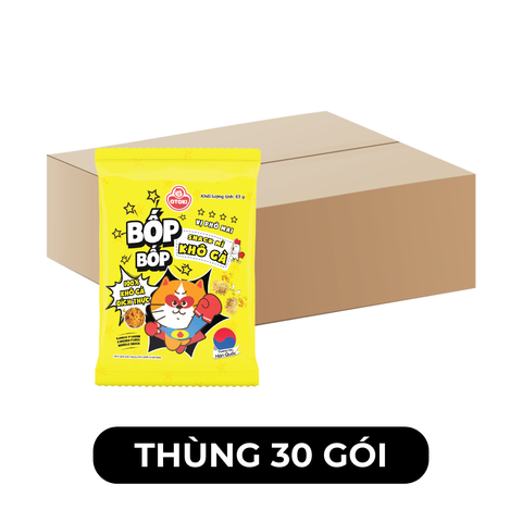 OTOKI - Snack mì khô gà Bốp Bốp hương vị Phô mai, Snack mì Ottogi Bốp Bốp ăn liền, Snack Otoki ăn liền- 63g/gói - 00722