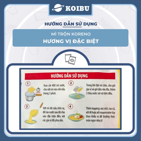 PALDO - Mì trộn Koreno hương vị Đặc biệt, Koreno Mì trộn đặc biệt Koreno, Mì Koreno Hàn Quốc ăn liền - 74g/gói - 00161