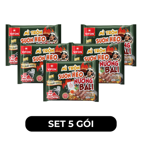 [GÓI LẺ] - VIFON - Mì trộn Vifon xuất khẩu Sườn nướng Bali, Mì trộn Sườn nướng Baly Vifon xuất khẩu cao cấp - 180g/gói - 00462