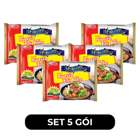 ACECOOK - ACECOOK - Hủ tiếu Nhịp Sống Bò kho, Hủ tiếu Bò kho Nhịp Sống, Hủ tiếu gói Nhịp Sống Acecook - 70g/gói - 00048
