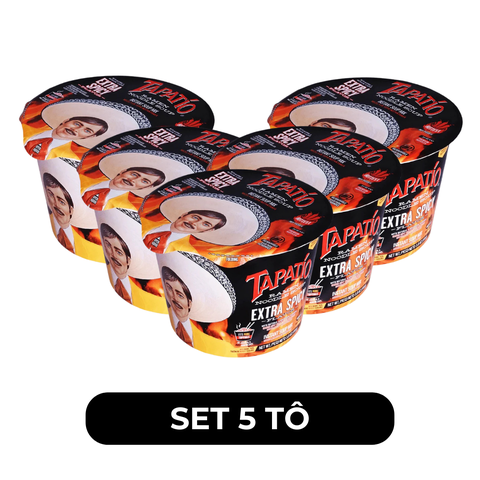TAPATÍO - Mì tô Tapatío hương vị Siêu cay, Mì tô siêu cay Tapatío, Mì tô Mexico, Mì Tapatio Mexico - 110g/tô - 00532