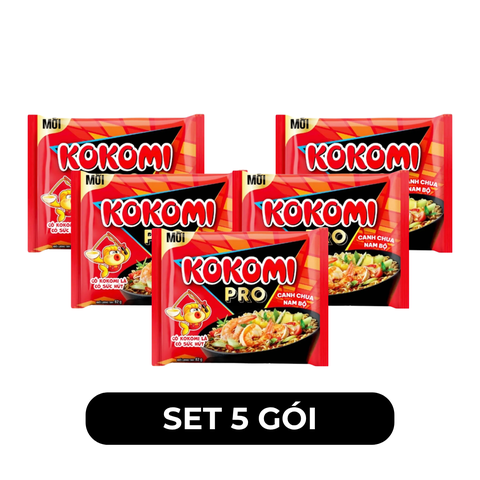 MASAN - Mì Kokomi Pro Canh chua Nam Bộ, Mì Kokomi Pro hương vị canh chua nam bộ, Mì canh chua nam bộ Kokomi Pro - 82g/gói - 00522