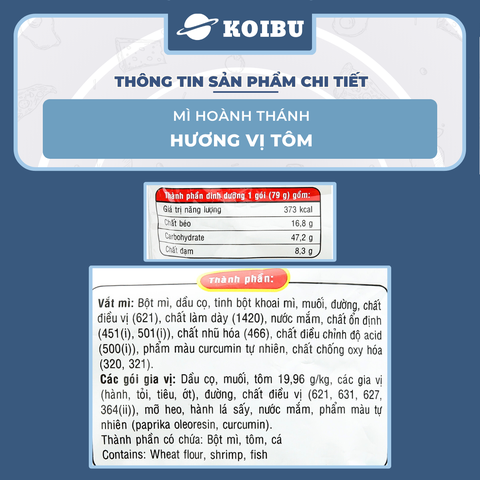 ACECOOK - Mì Hoành Thánh hương vị Tôm, Mì Hoành Thánh tôm ăn liền, Mì vằn thắn tôm Acecook ăn liền - 79g/gói - 00032