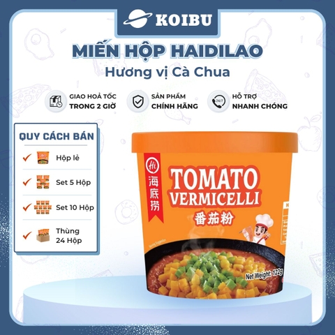 YIHAI - Miến hộp Haidilao hương vị Cà chua, Haidilao miến cà chua Haidilao hộp, Miến Haidiao ăn liền 122g/hộp - 00820