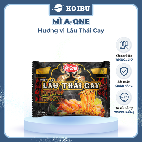 SAIGON VE WONG - Mì A-One hương vị Lẩu thái cay - 85g/gói - 00860