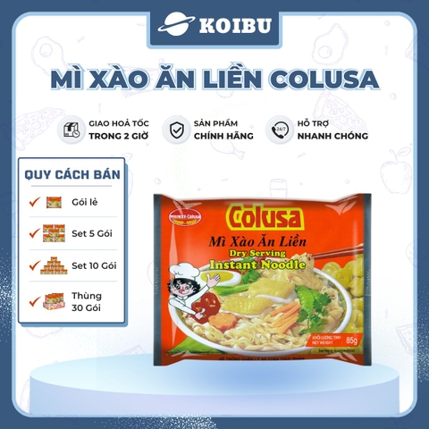 COLUSA - Mì xào ăn liền Colusa, Mì xào Colusa, Mì xào ăn liền Miliket, Mì xào cao cấp Colusa - 85g/gói - 00619