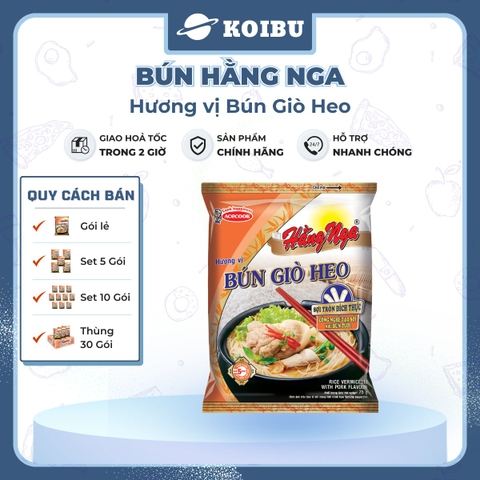 ACECOOK - Bún giò heo Hằng Nga, Hằng Nga Bún giò heo, Bún Hằng Nga hương vị Bún giò heo, Bún Acecook - 75g/gói - 00050
