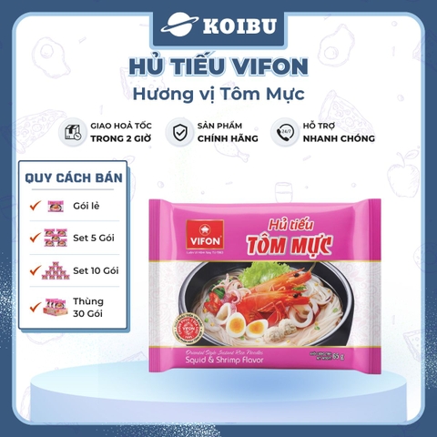 VIFON - Hủ tiếu Vifon hủ tiếu Tôm mực, Hủ tíu Tôm mực Vifon, Hủ tiếu Tôm mực Vifon, Hủ tíu Vifon - 65g/gói - 00168