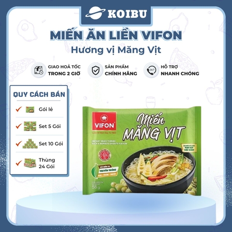 VIFON - Miến ăn liền Vifon vị Măng vịt, Miến ăn liền Vifon, Miến Vifon gói ăn liền - 58g/gói - 00183