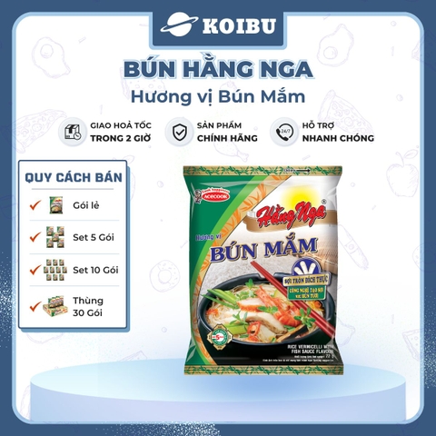 ACECOOK - ACECOOK - Bún mắm Hằng Nga, Hằng Nga Bún mắm, Bún Hằng Nga hương vị Bún mắm, Bún mắm Acecook - 75g/gói - 00051