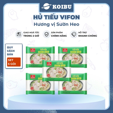 VIFON - Hủ tiếu Vifon hủ tiếu Sườn heo, Hủ tíu Sườn heo Vifon, Vifon Hủ tiếu Sườn heo, Hủ tíu Vifon - 65g/gói - 00165