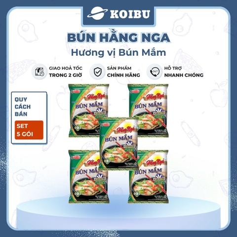 ACECOOK - ACECOOK - Bún mắm Hằng Nga, Hằng Nga Bún mắm, Bún Hằng Nga hương vị Bún mắm, Bún mắm Acecook - 75g/gói - 00051